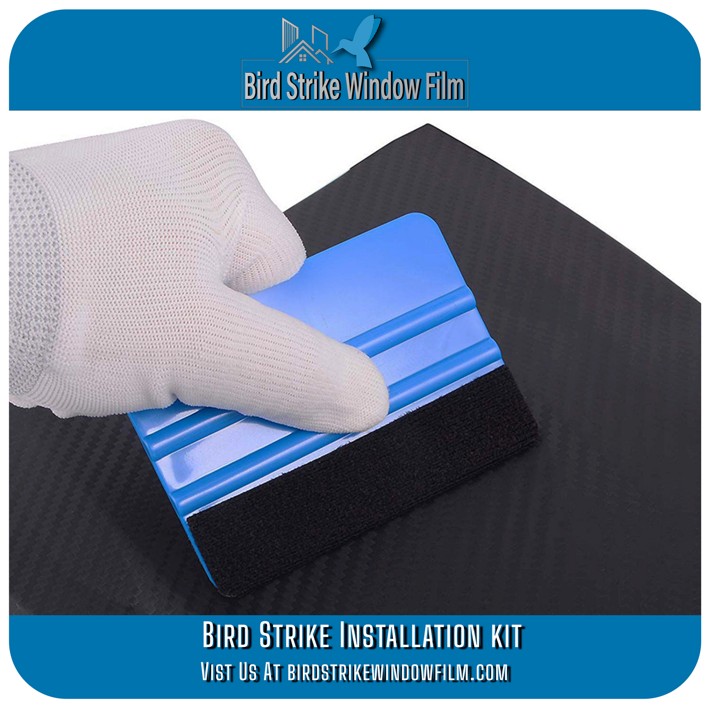 Bird Strike Window Film Install Kit