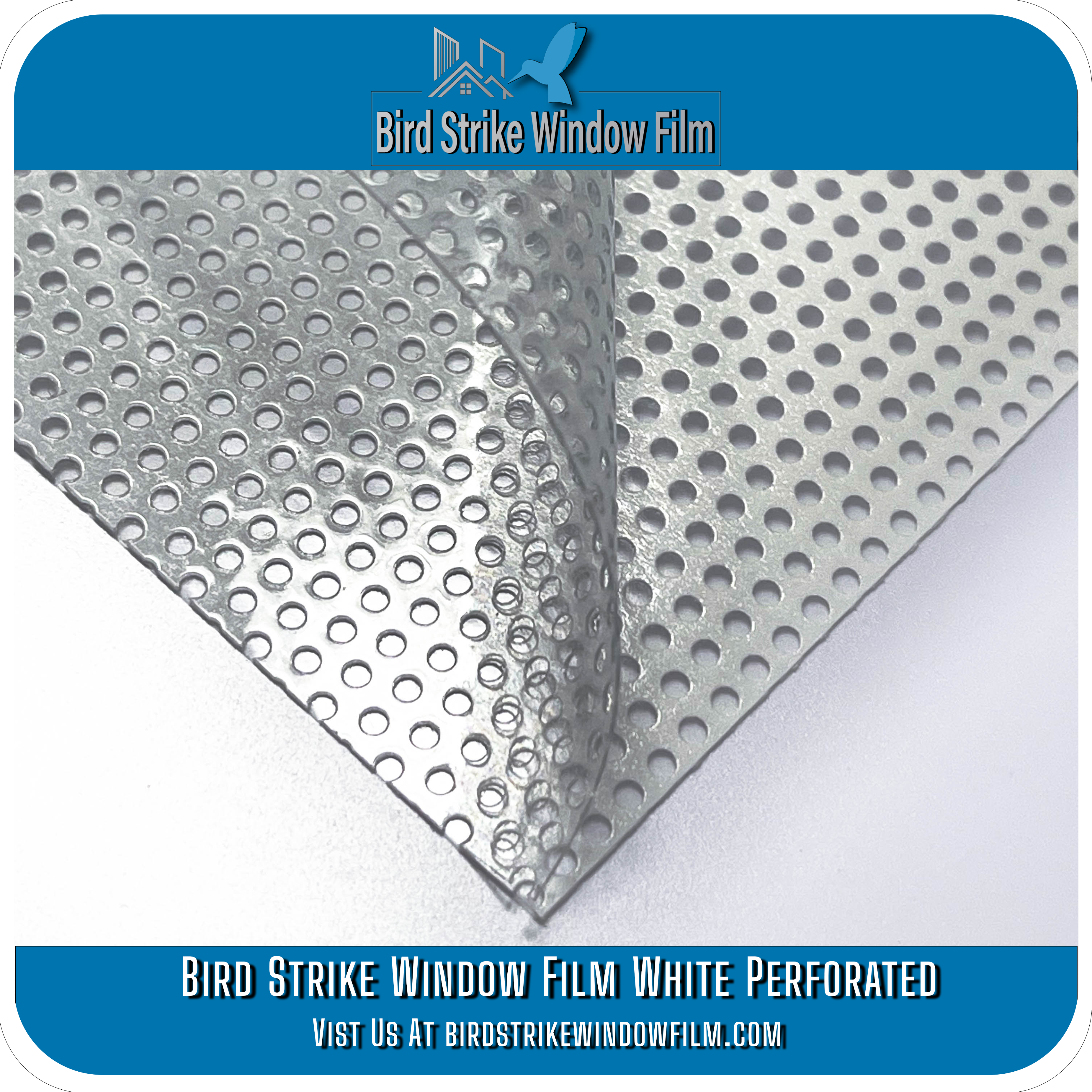 Bird Strike Window Film Clear Perforated