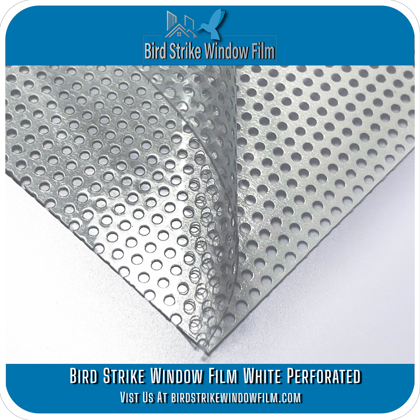 Bird Strike Window Film Clear Perforated